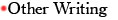 Other Writing